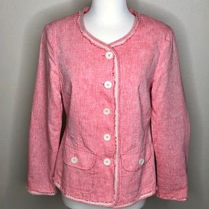 Luciano Dante Light Red Suit Blazer coat jacket